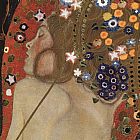Gustav Klimt Sea Serpents IV (detail) painting